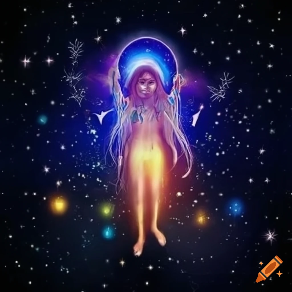 mystical representation of the Gemini zodiac sign