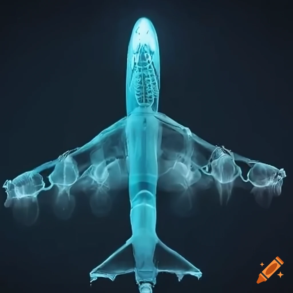 cartoon illustration of an airplane struck by lightning