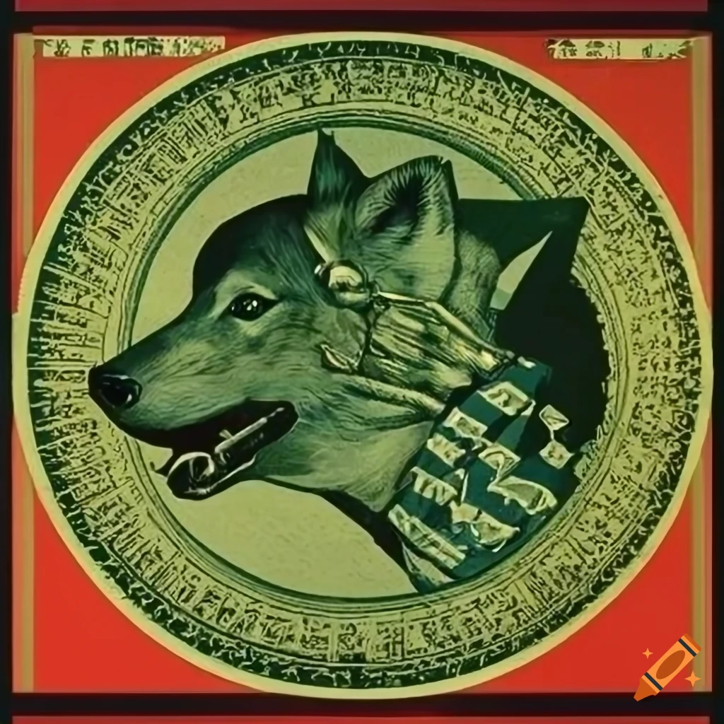 vintage propaganda poster of the victory of the new american republic
