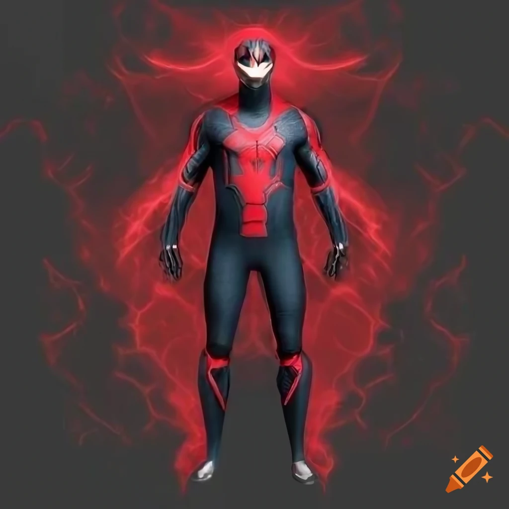 image of a supervillain with lightning motif