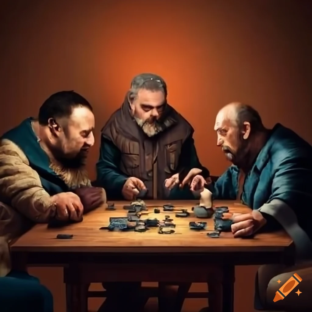 group of friends playing Dungeons and Dragons