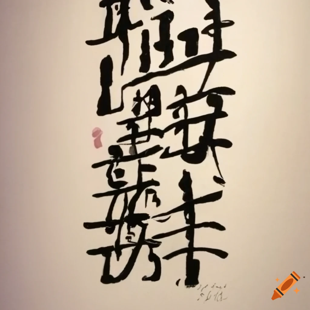 exhibition of Yu-ichi's calligraphy works featuring Georges Braque and David Hockney