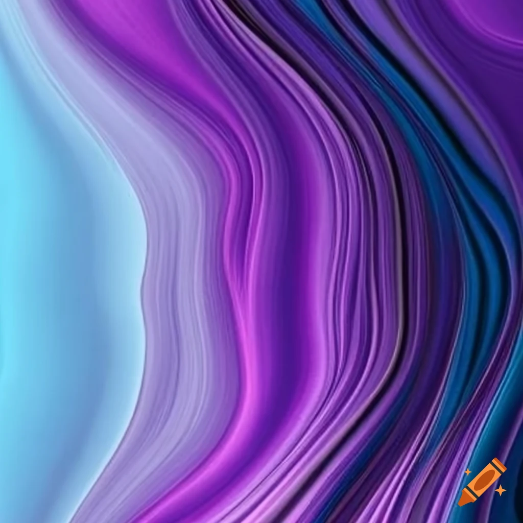 vertical blue violet waves painting