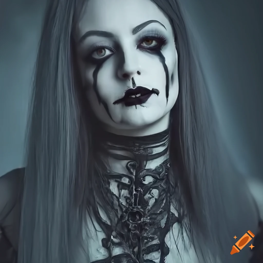 Portrait of a person in gothic clothing