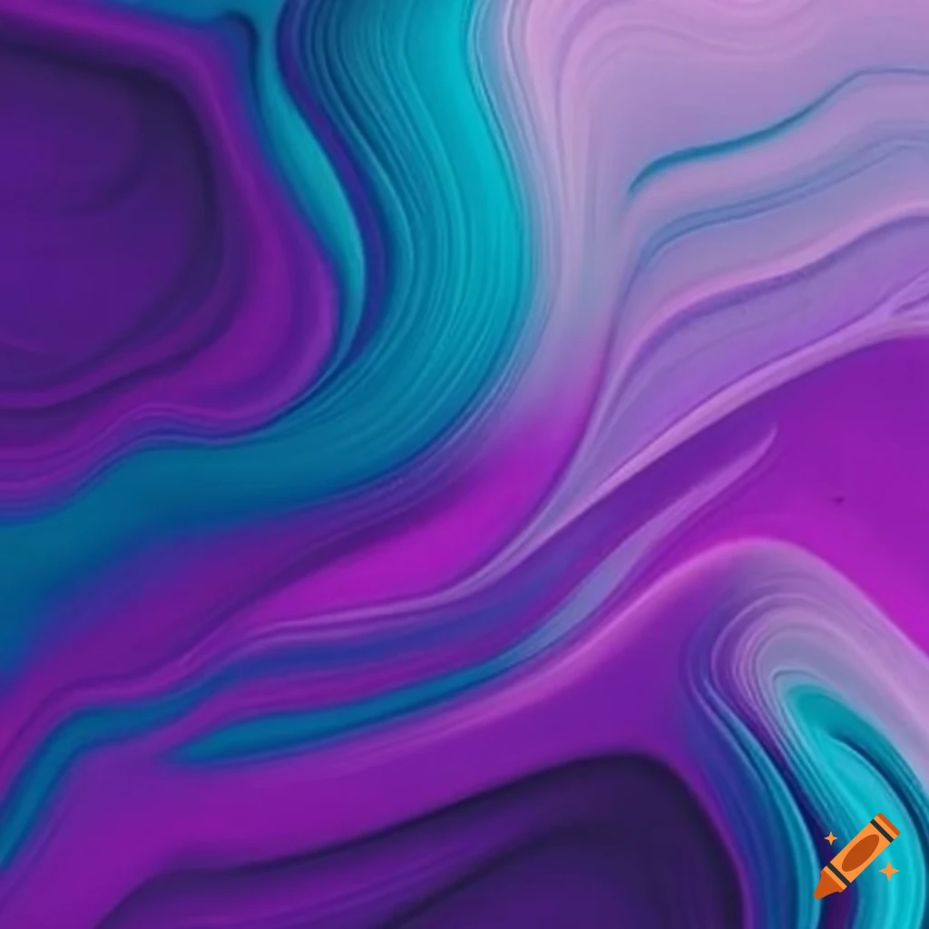 vertical blue violet waves painting