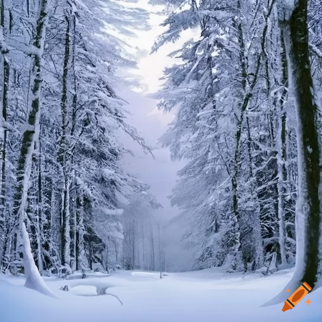 Snowy Forest On Craiyon snowy-forest-on-craiyon