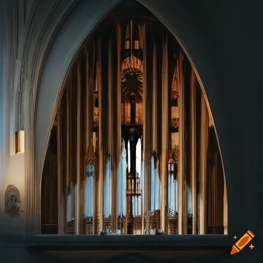 illusion of a Cathedral-like cabin