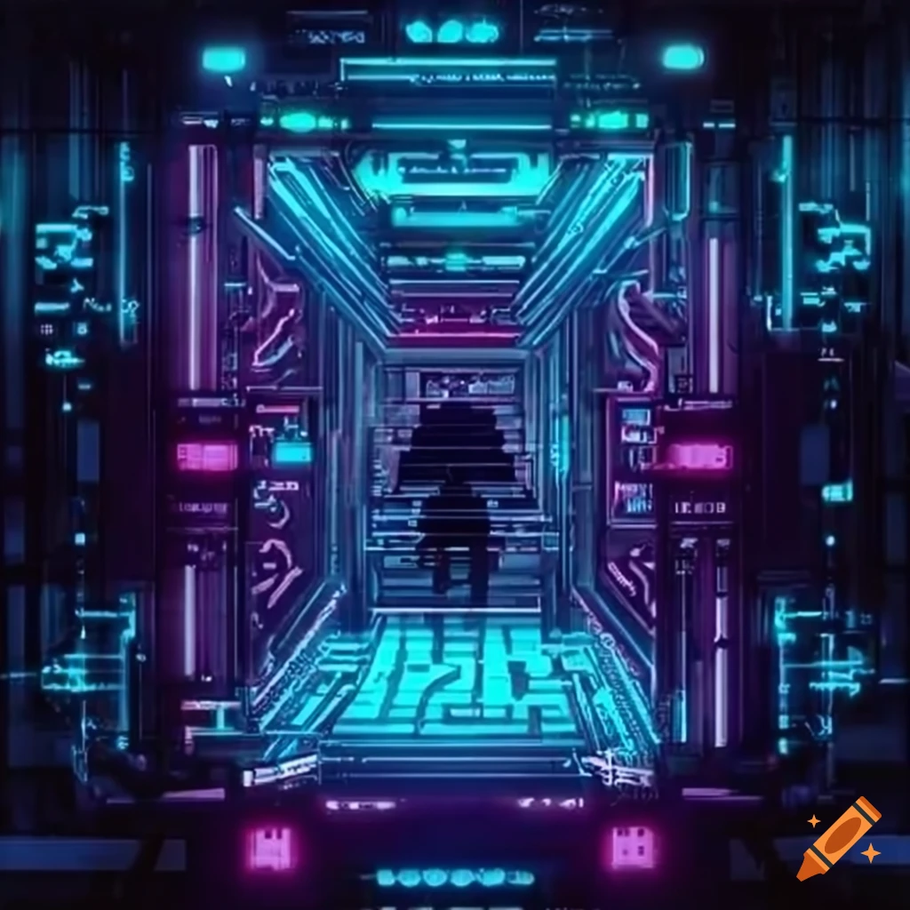 Cyberpunk wallpaper design on Craiyon