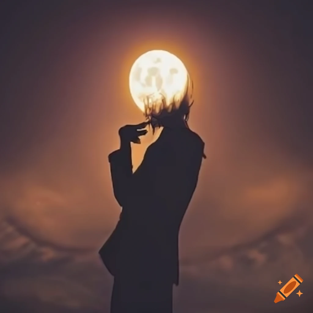 image of Night God Moon from Light Yagami in anime