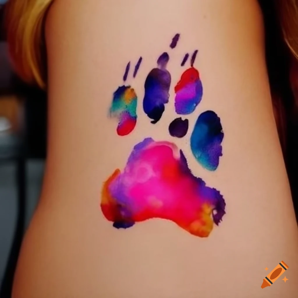 70+ Best Dog Paw Print Tattoo Ideas - March 2024