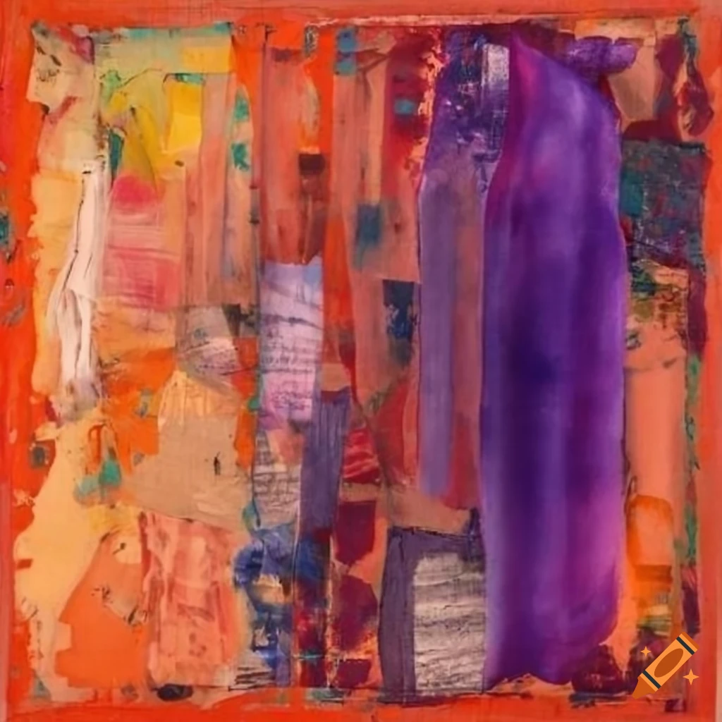Mixed media abstract artwork by jan voss on Craiyon