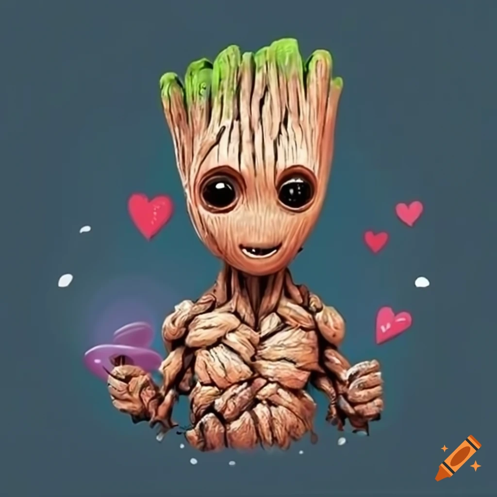 Baby Groot Love