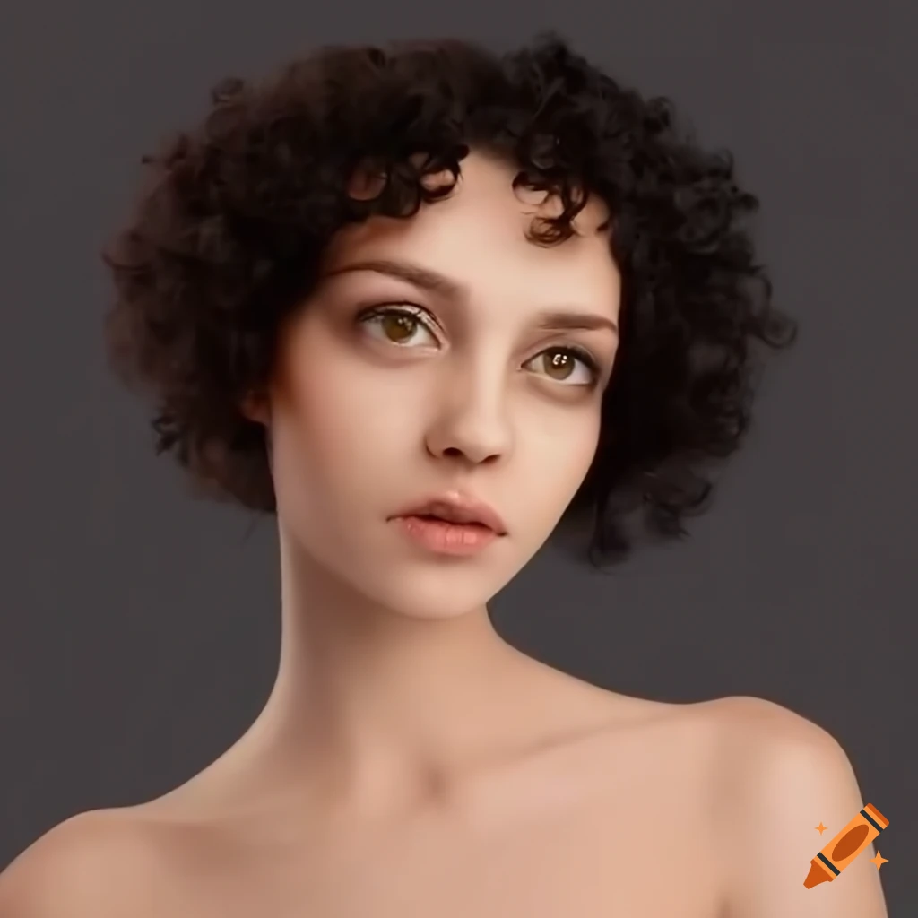 Detailed Portrait Of A Woman With Short Black Curly Hair On Craiyon detailed-portrait-of-a-woman-with-short-black-curly-hair-on-craiyon
