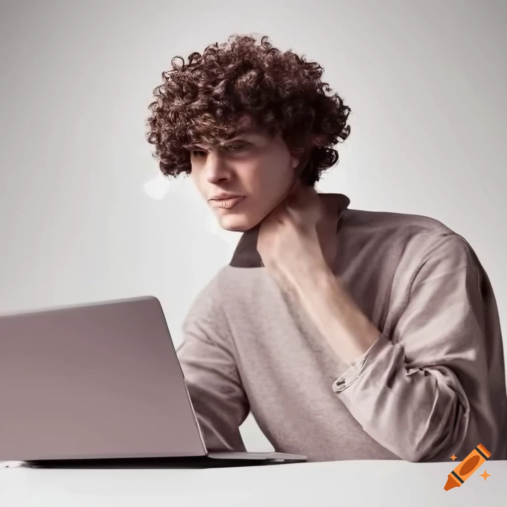 man studying on laptop surrounded by paperwork