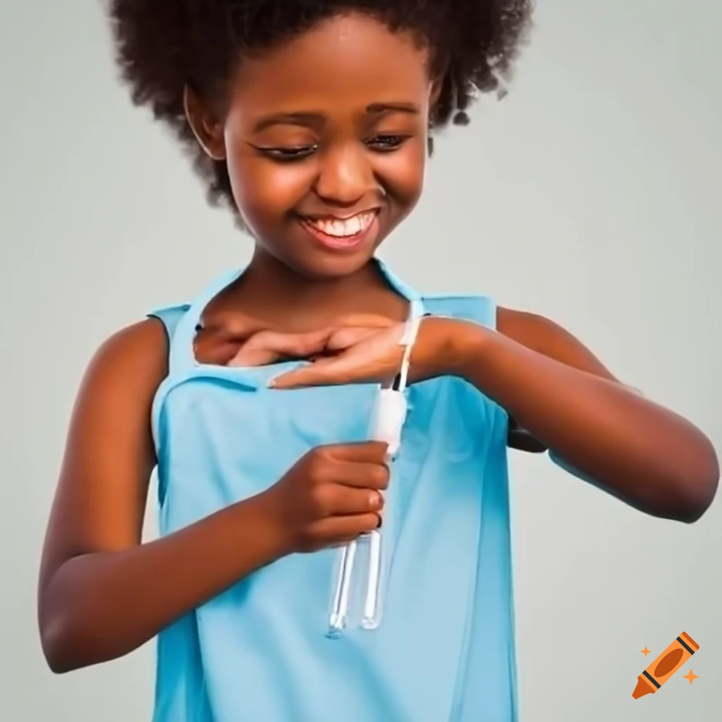 image of a black nurse holding a needle
