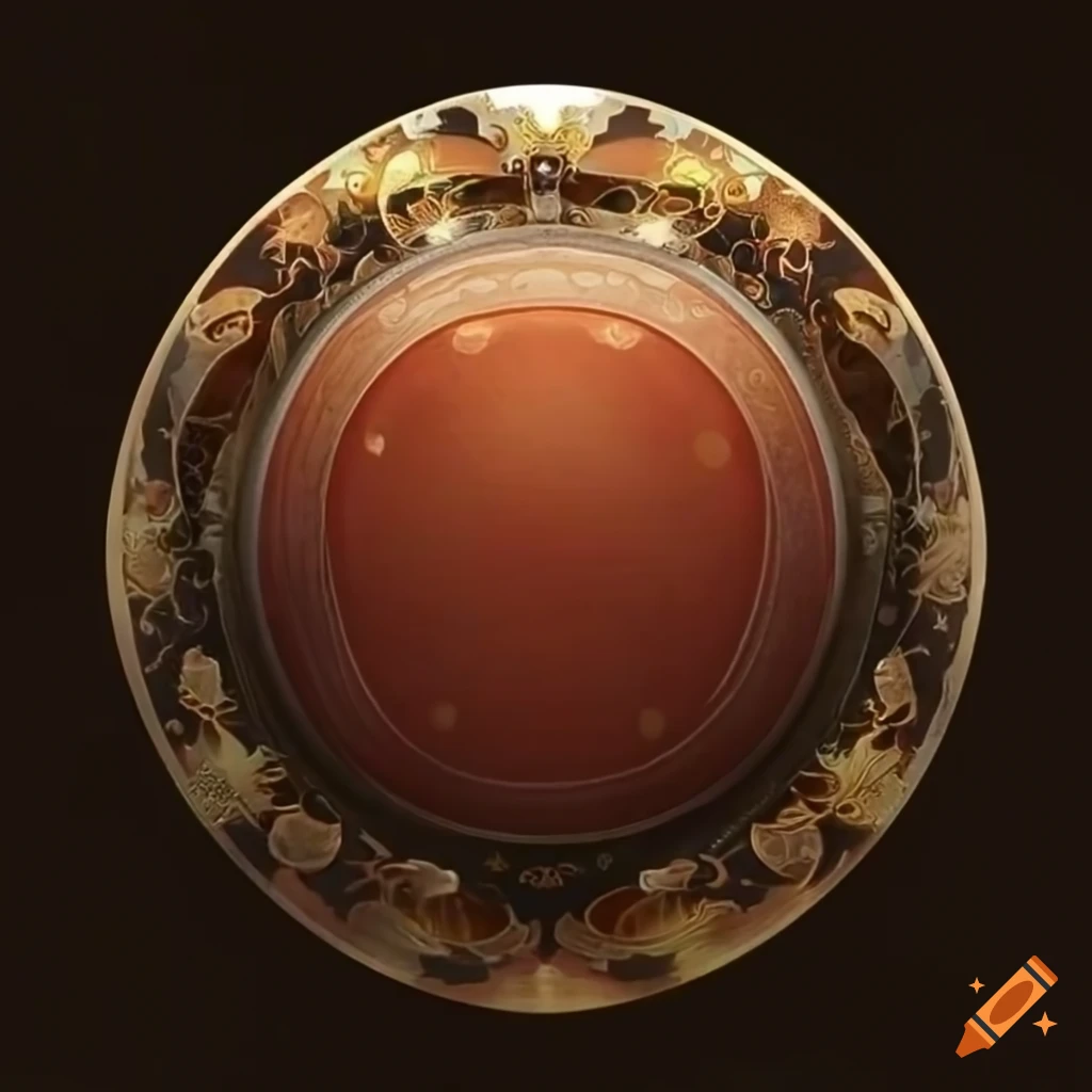 template of an Asian shield