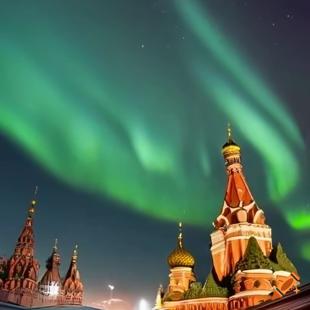 Northern Lights in Moscow