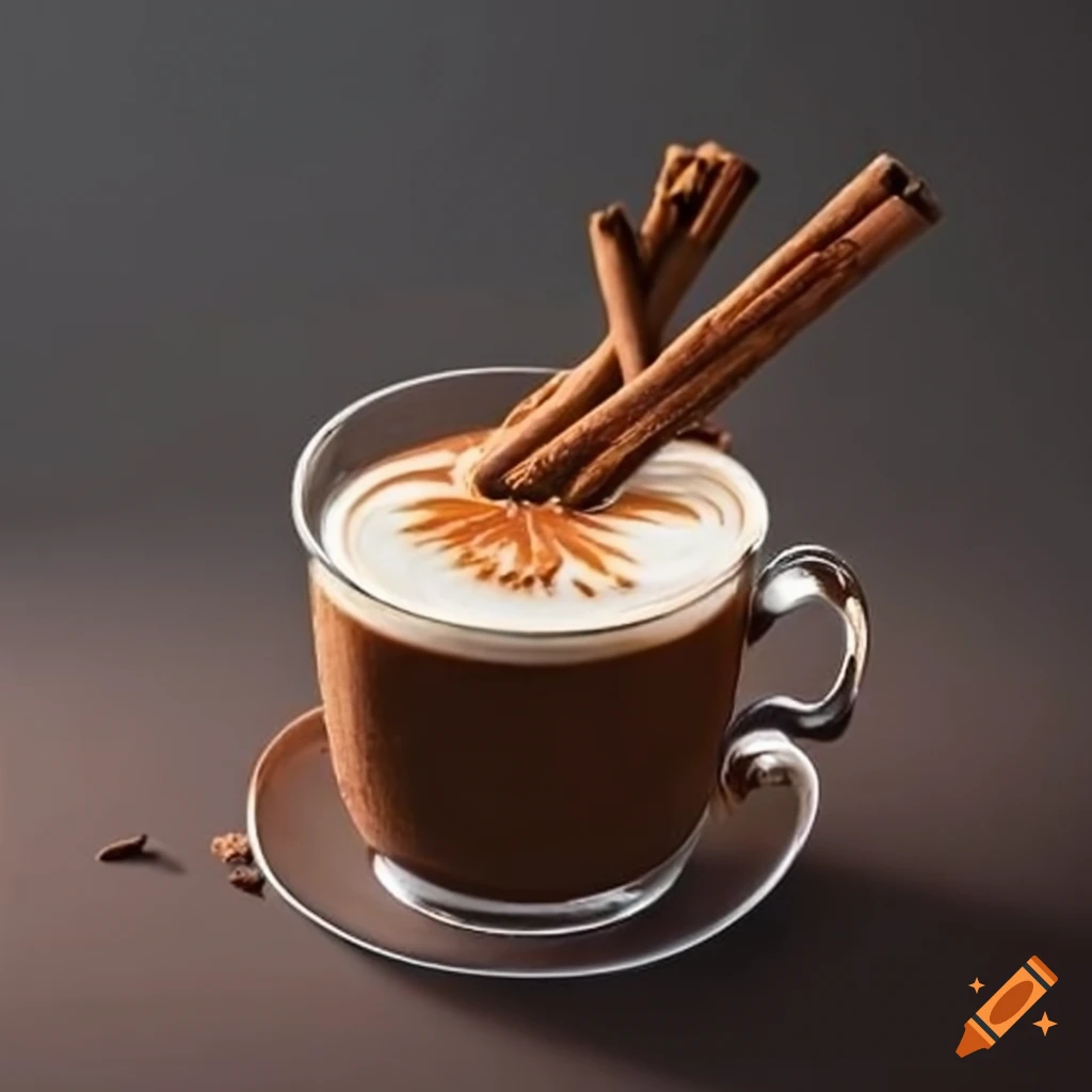 Cinnamon vanilla pumpkin spice coffee on Craiyon