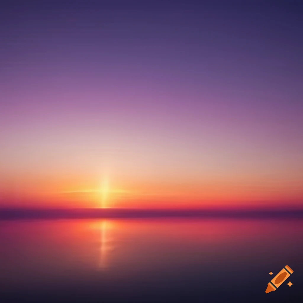 colorful predawn sky