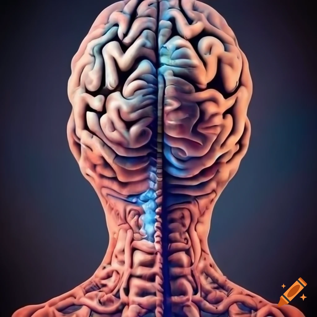 Victorian illustration of a dissected brain on Craiyon