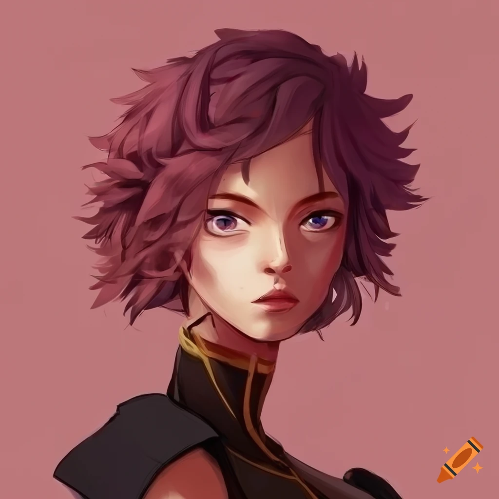 digital illustration of Chipp Zanuff female version by Loish