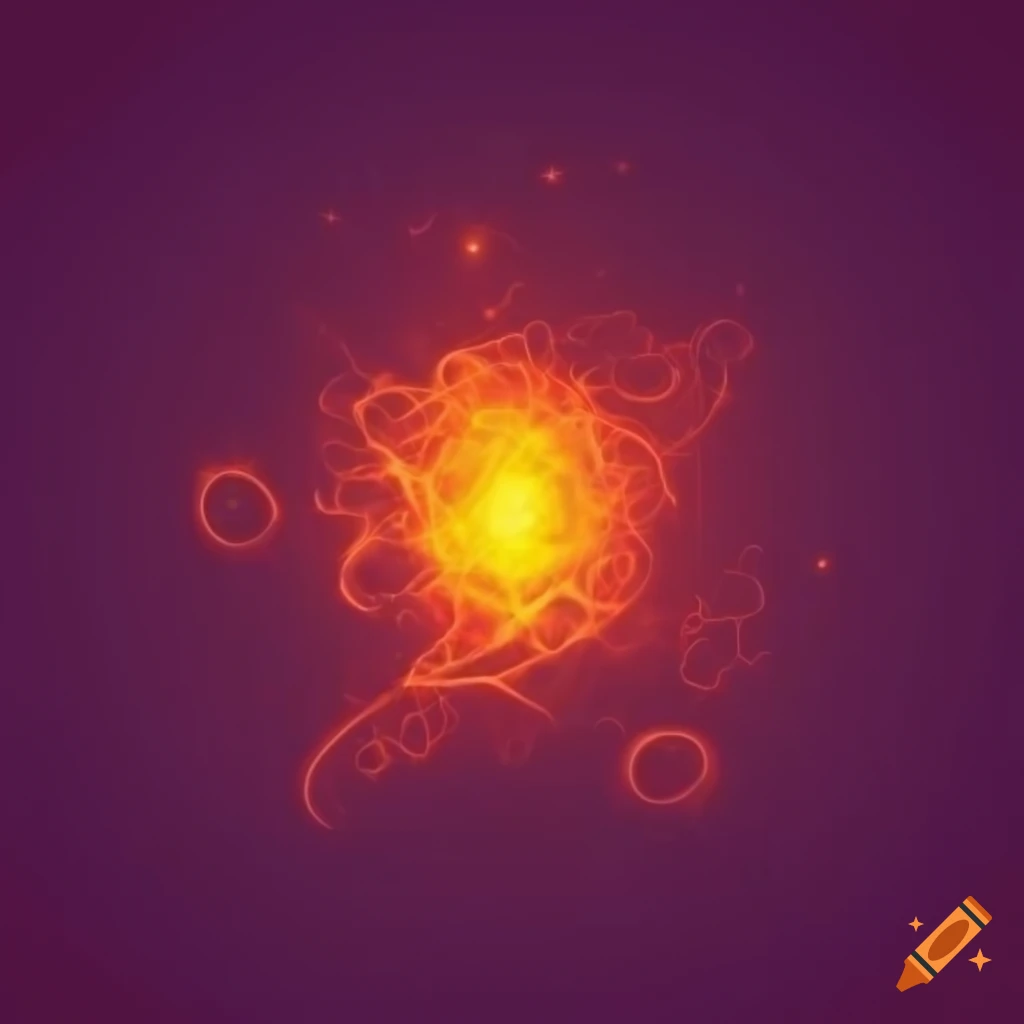 2D flame particle effect
