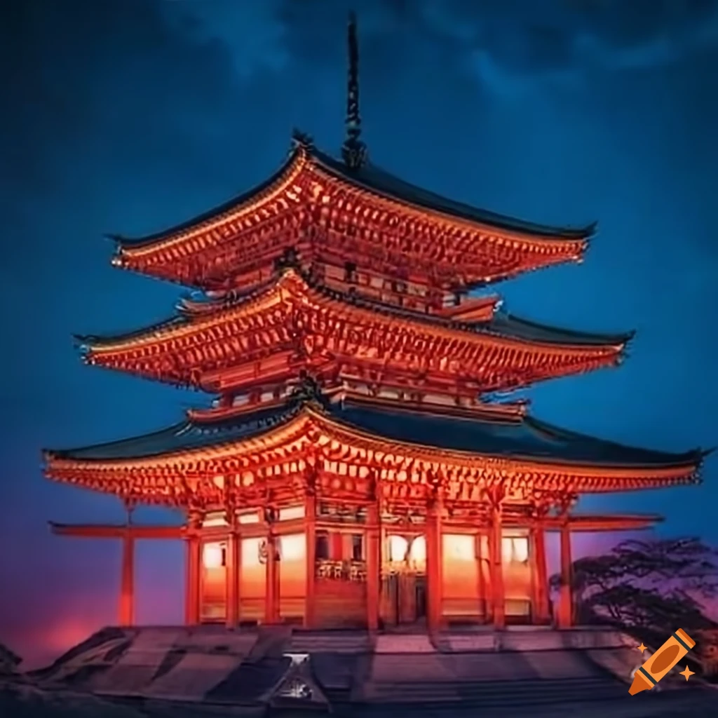 Temple In Japan On Craiyon