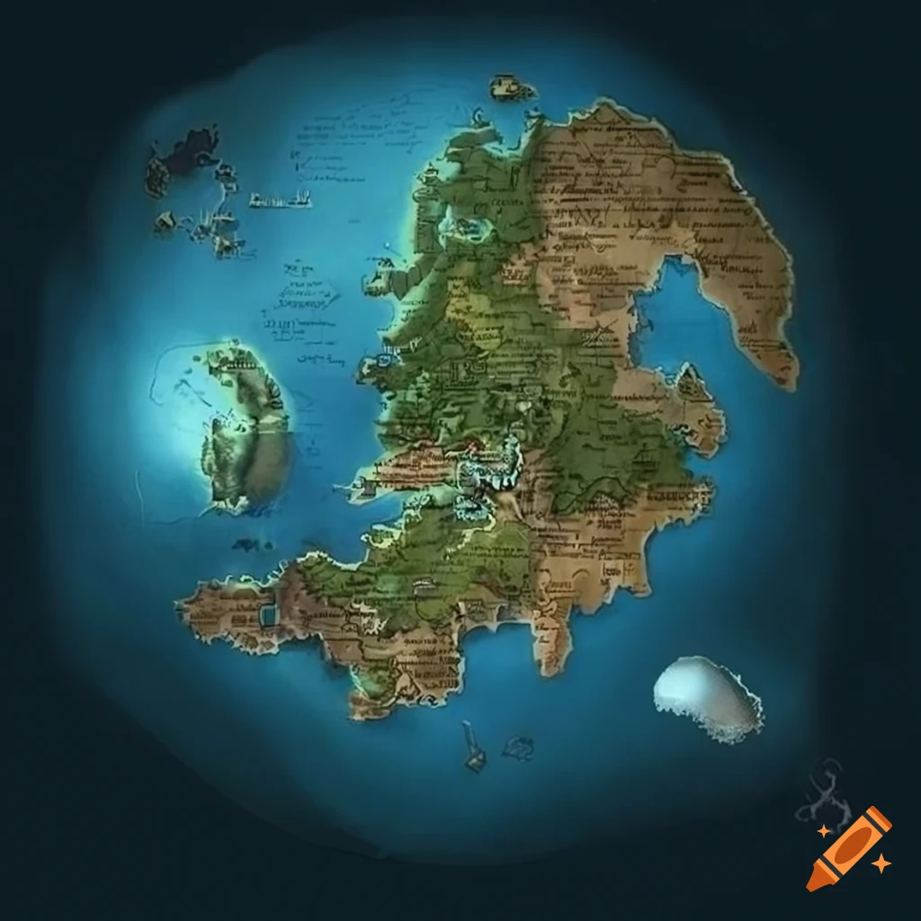 Fantasy World Map On Craiyon fantasy-world-map-on-craiyon