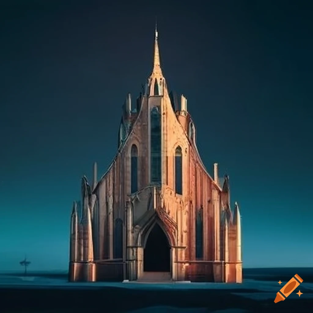 illusory cabin resembling a cathedral