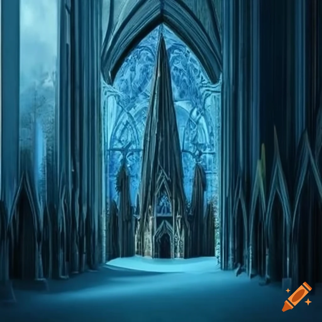 illusory cabin resembling a cathedral