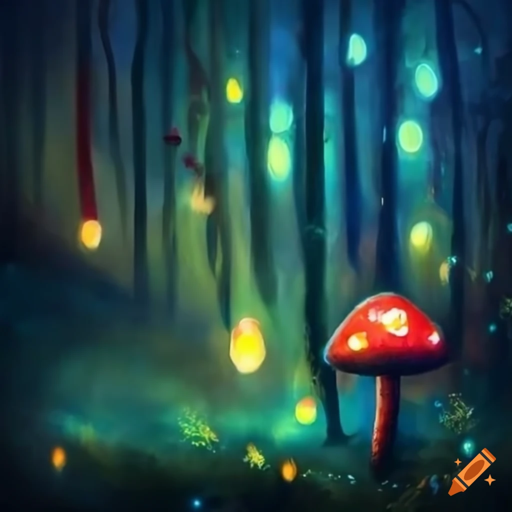 Craft Your Own Enchanted Forest with CrazyMold's 4 Pcs Mushroom
