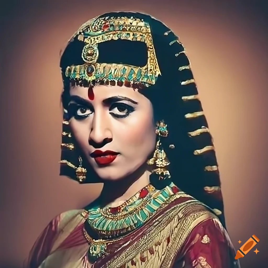 Madhubala As Cleopatra In Indian Cinema On Craiyon madhubala-as-cleopatra-in-indian-cinema-on-craiyon