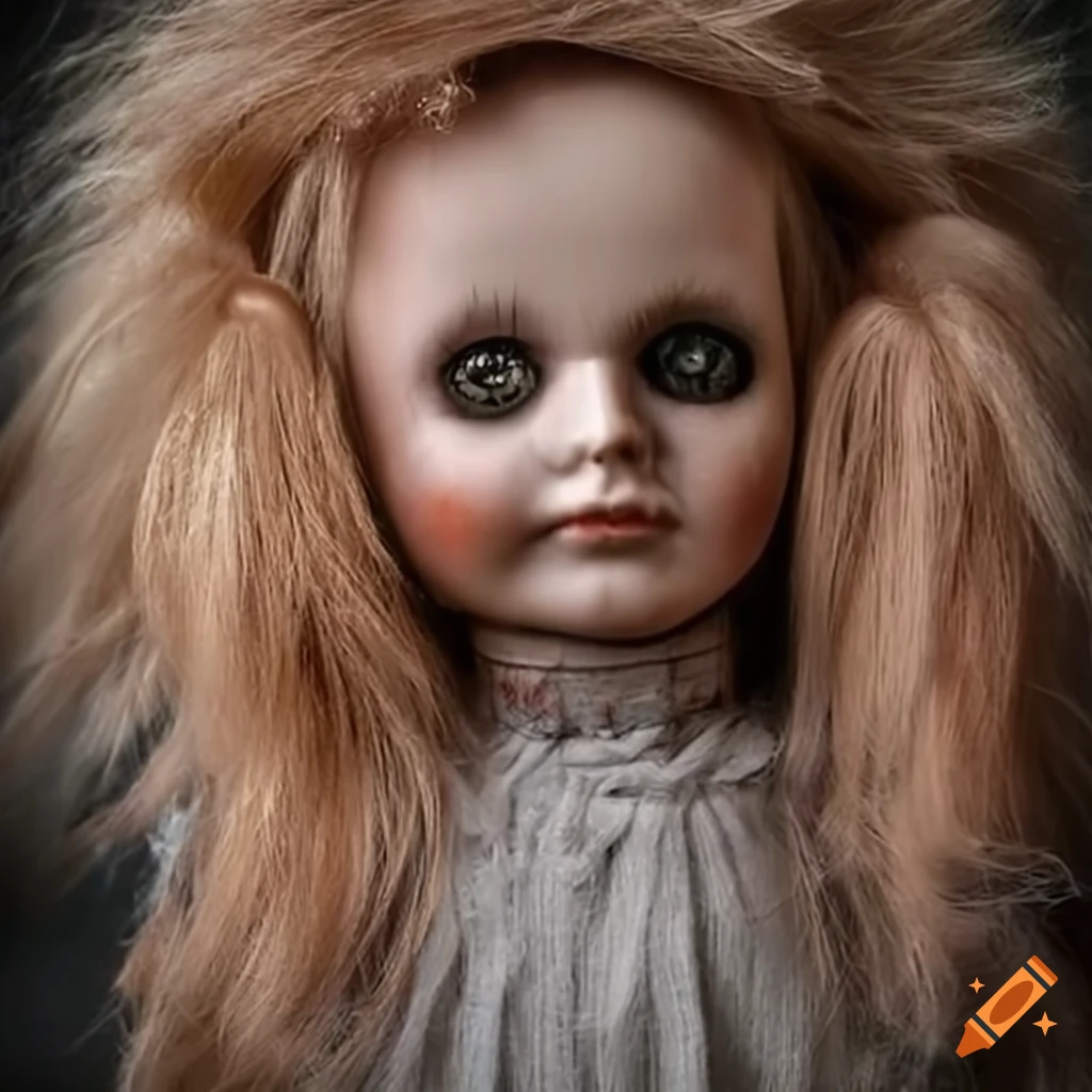 California Costumes Creepy Doll Wig (brunette), Standard : Target