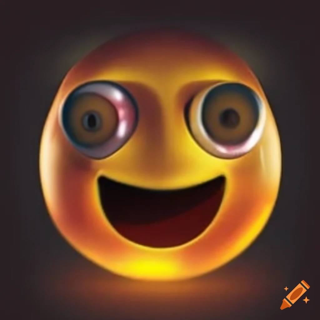 Creepy emoji on Craiyon