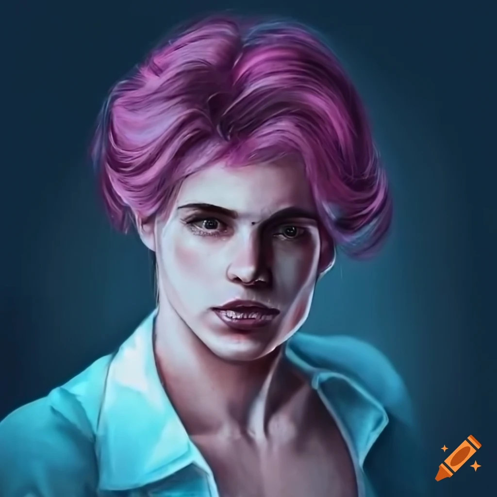 closeup portrait of a male model in a stage magician costume