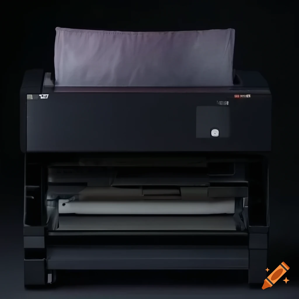 Garment printing machine on Craiyon