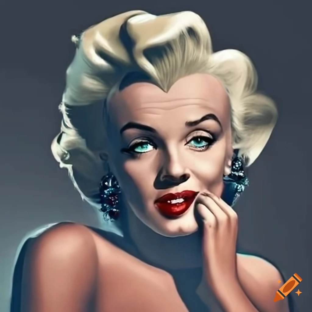 Iconic image of marilyn monroe on craiyon