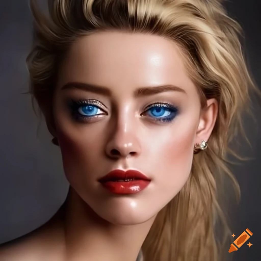 High resolution image of amber heard on Craiyon