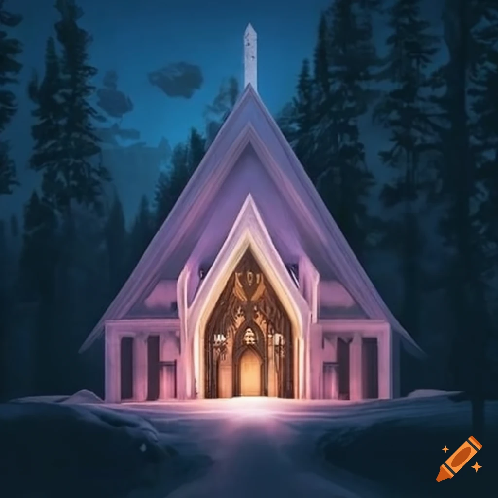 Illusionary Cathedral like Cabin Architecture illusionary-cathedral-like-cabin-architecture