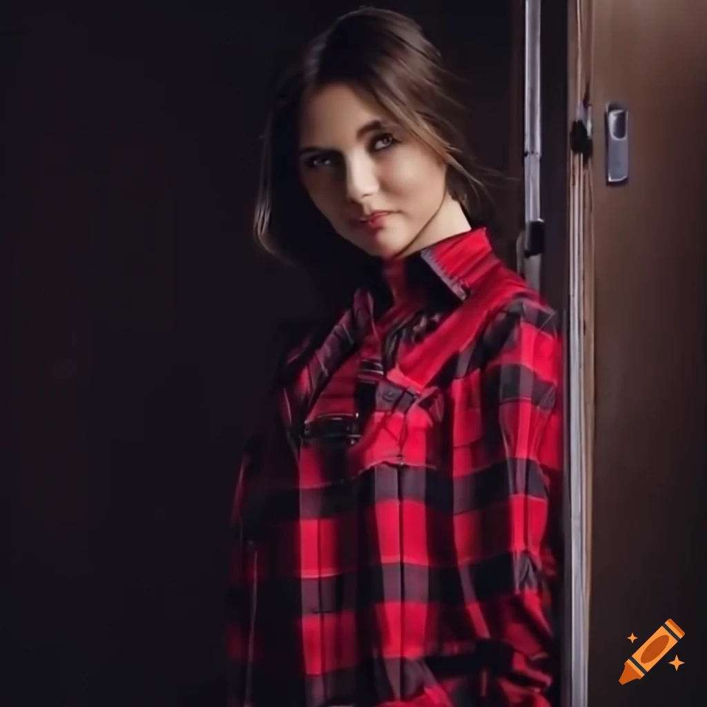 hyperrealistic-portrait-of-a-woman-in-a-red-plaid-shirt-on-craiyon