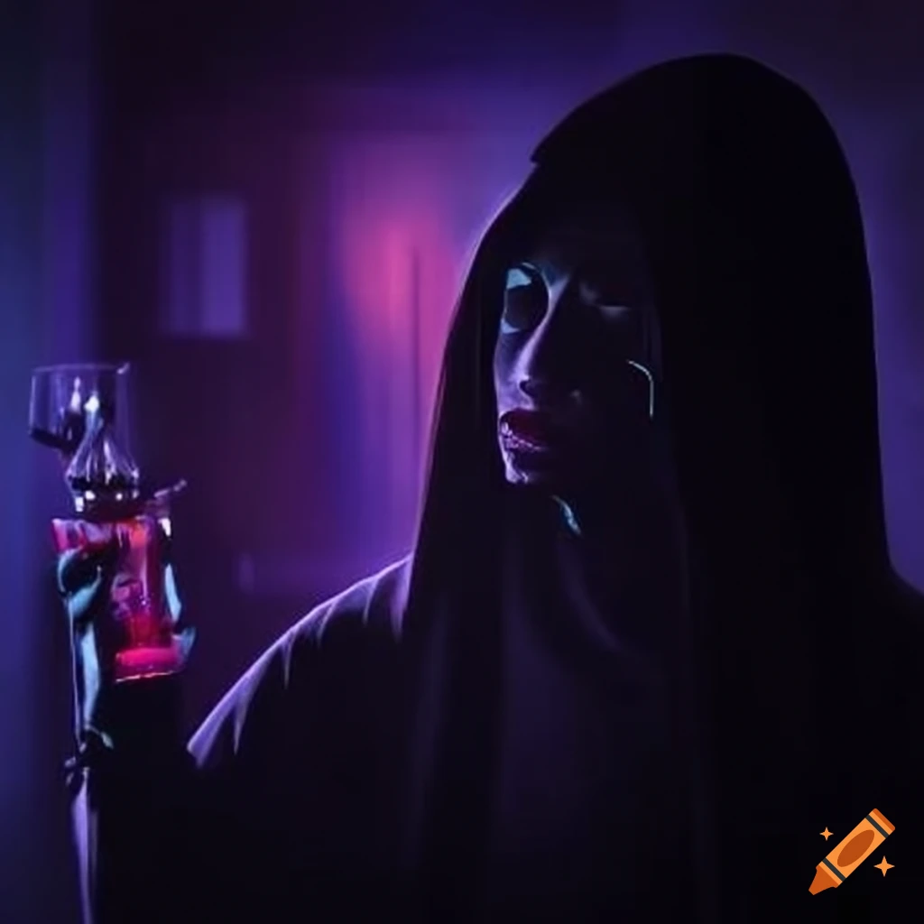 concept art of a ghost bar