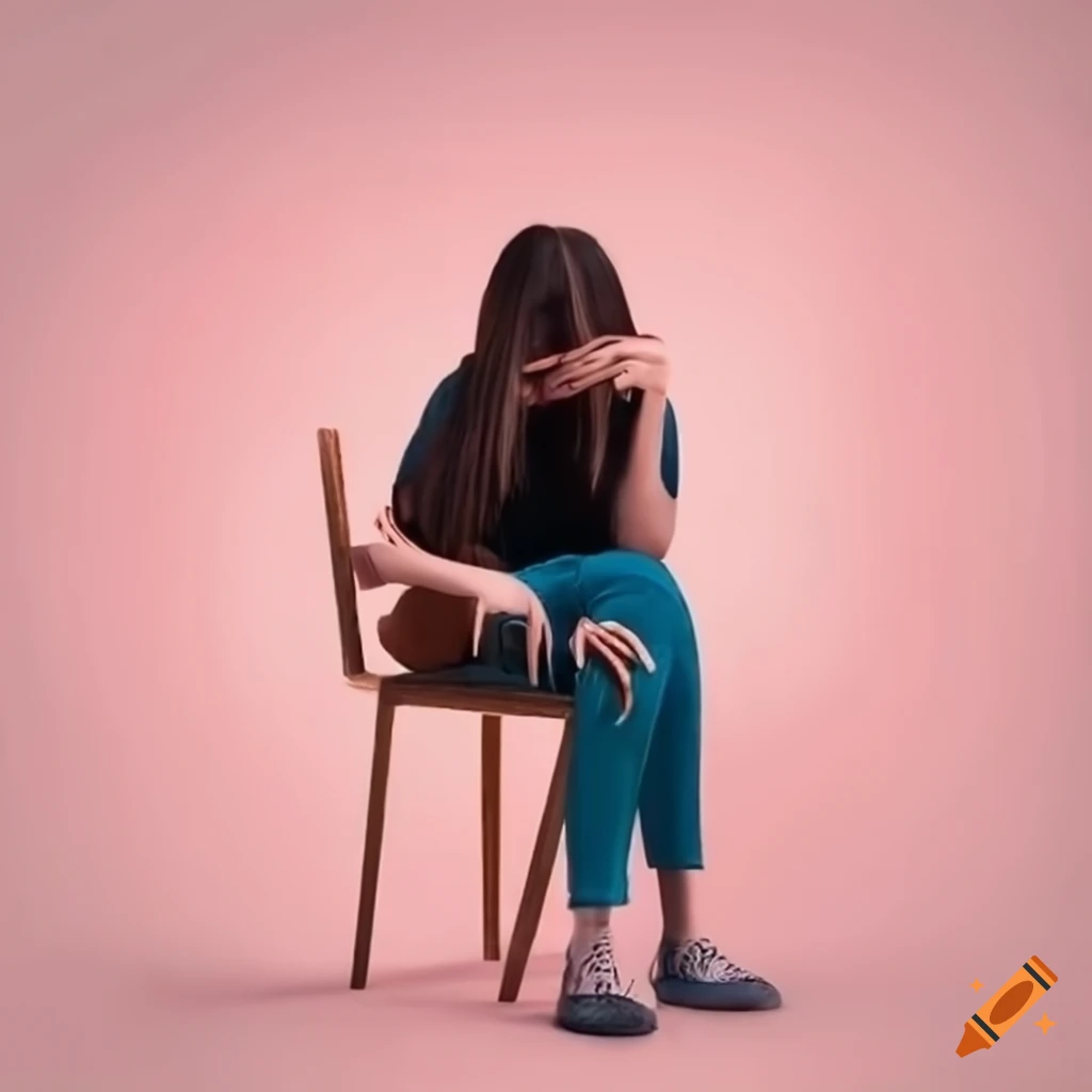 Girl Sitting On A Chair Lost In Thoughts On Craiyon girl-sitting-on-a-chair-lost-in-thoughts-on-craiyon