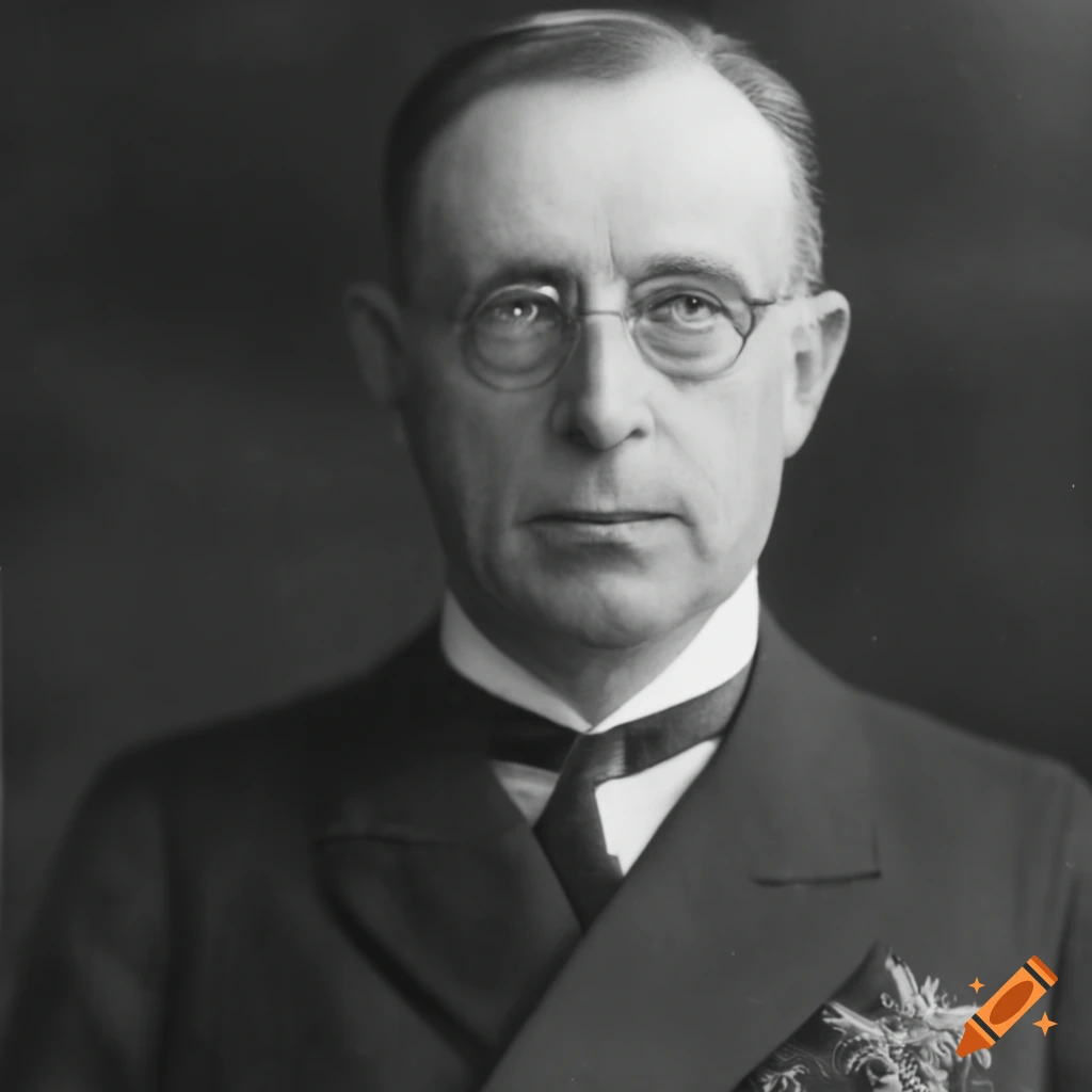 portrait of French President Jacques Lafayette in 1936