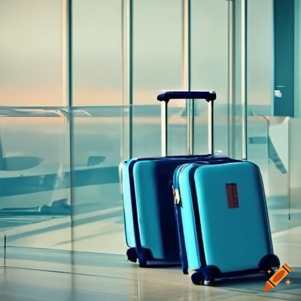 Luggage At The Airport Terminal On Craiyon