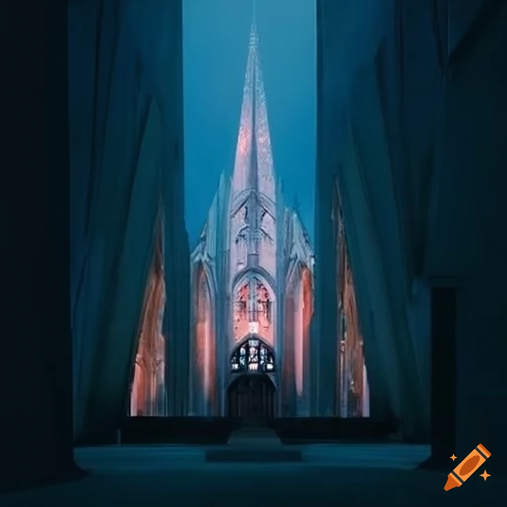 illusory cathedral-like cabin architecture
