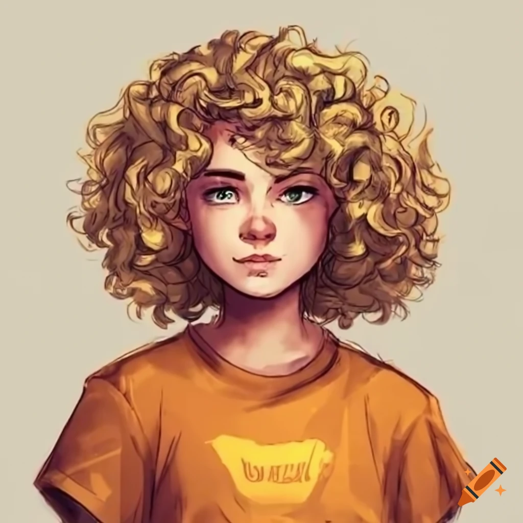 Percy Jackson fan art with a child of Hecate