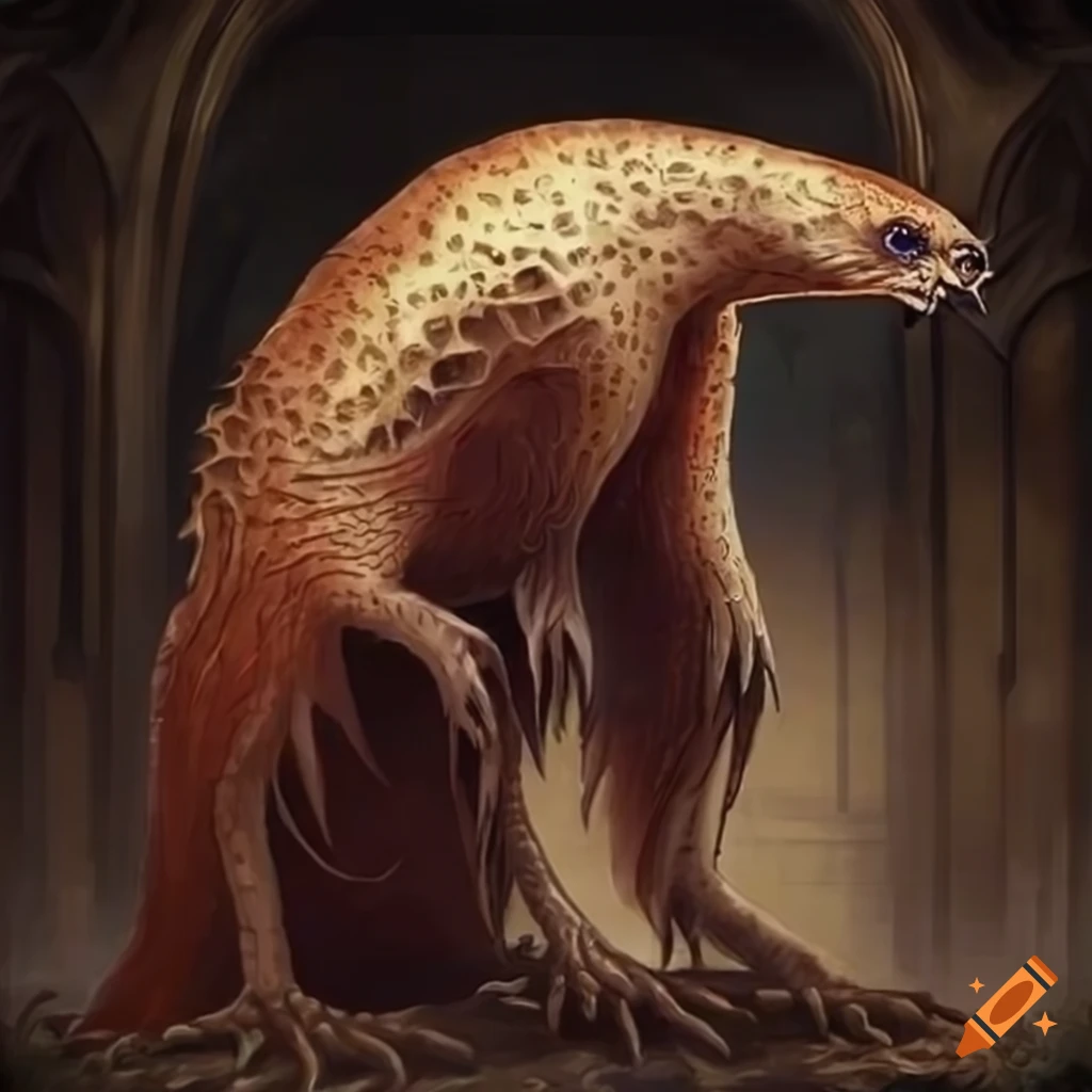 medieval-inspired creature art with unique styles