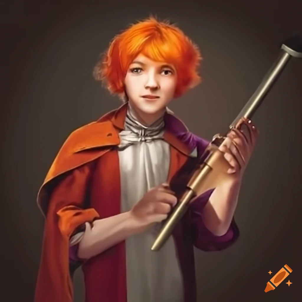 image of a young magician with a telescope