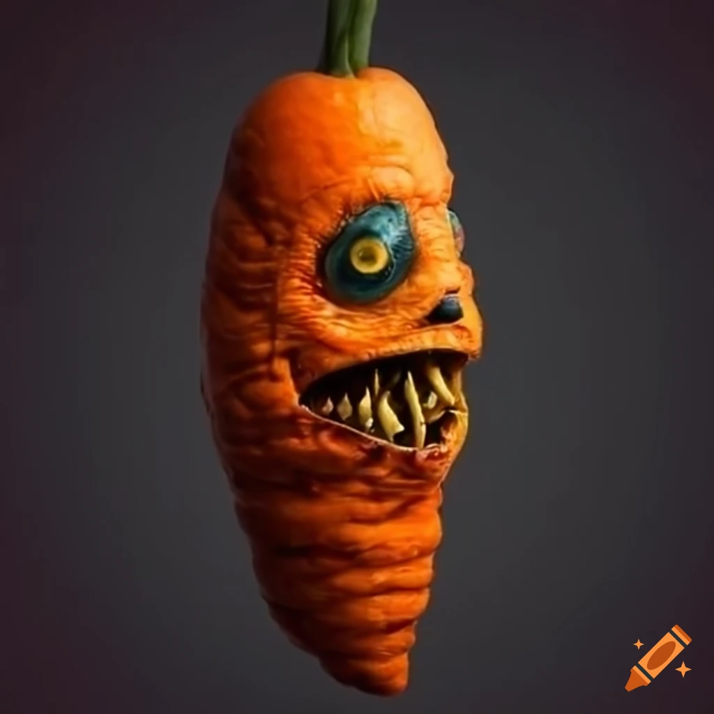 Image Of A Mutant Evil Carrot Image of a mutant evil carrot