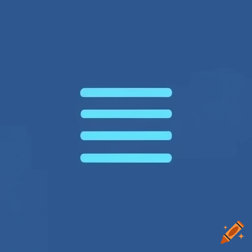 Minimalistic blue logo of a task manager on craiyon